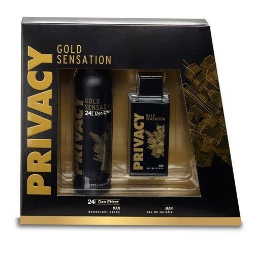 Privacy Gold Sensation Set 100 ml Edt +Deodorant 150 ml Erkek