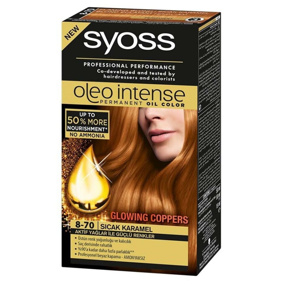 Syoss Oleo Intense 8.70 Sıcak Karamel