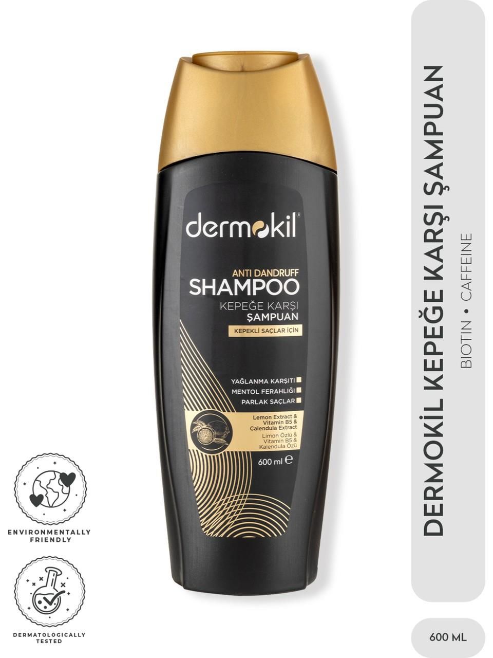 Dermokil Kepeğe Karşı Şampuan 600 Ml