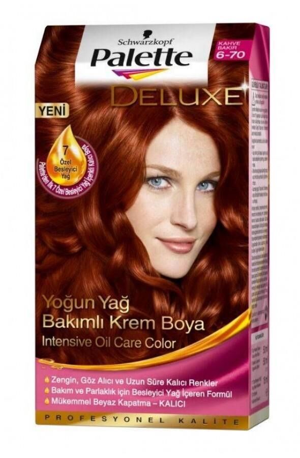 delist Palette Deluxe Saç Boyası 6.70 Kavhe Bakır