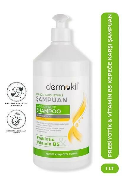 Dermokil Prebiyotik ve Vitamin B5 Kepeğe Karşı Şampuan 1000 Ml