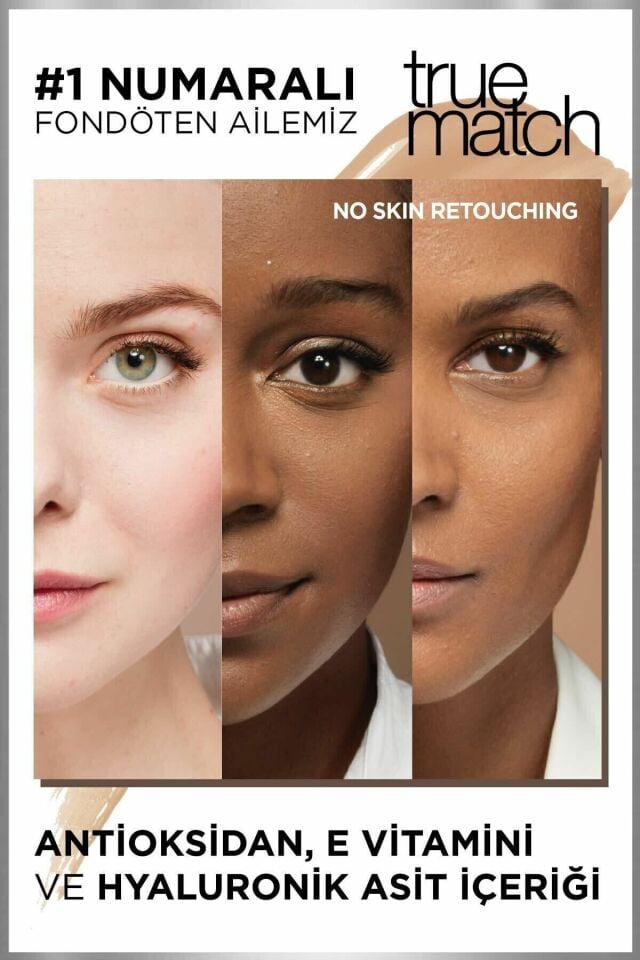 L'Oreal Paris True Match Bakım Yapan Fondöten 1R/1C ROSE IVORY