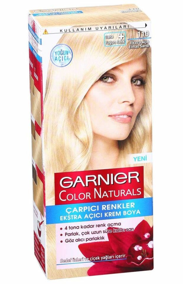 Garnier Çarpıcı Renkler 110 Extra Açık Elmas Sarısı Saç Boyası