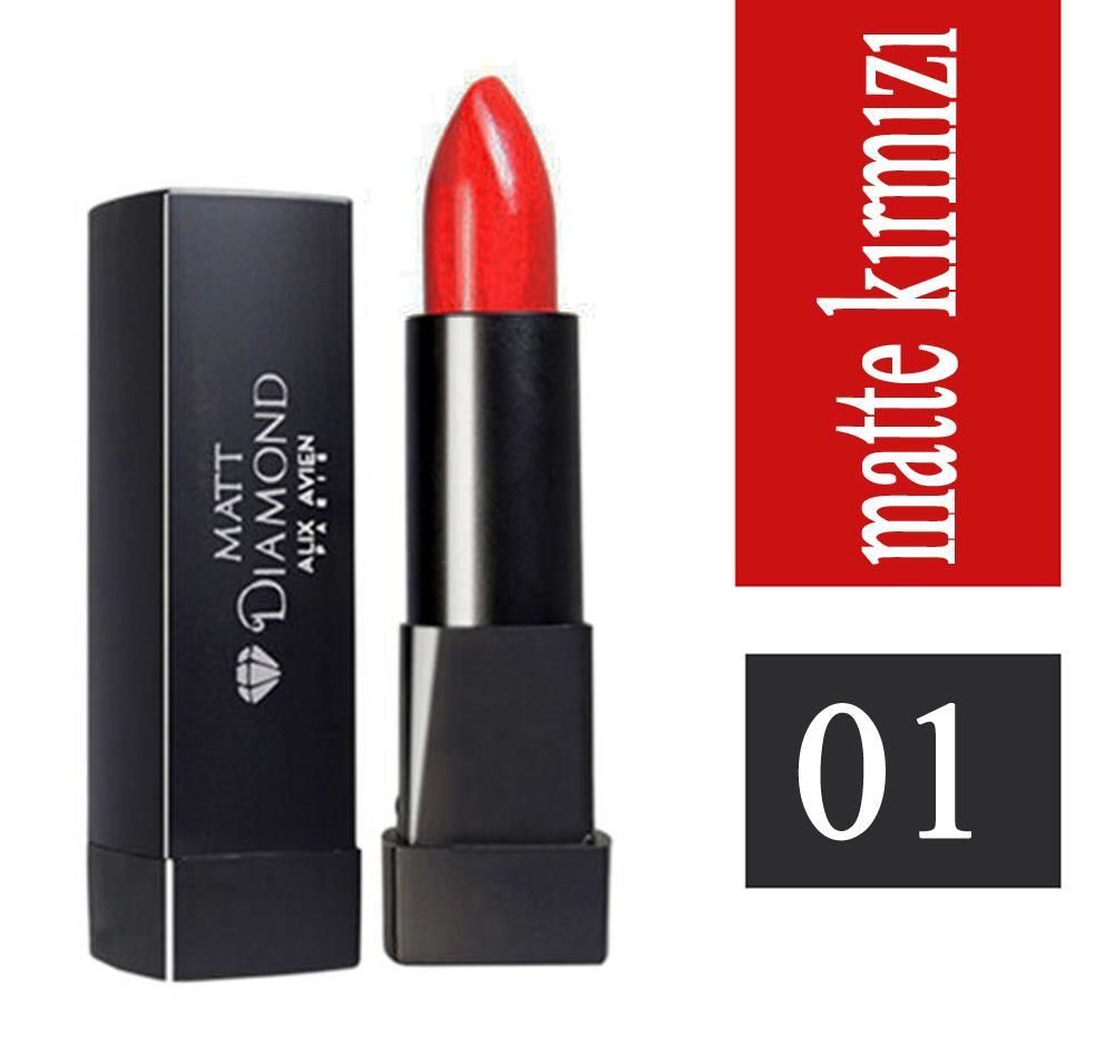 Alix Avien Diamond Mat Ruj 1 Matte Diamond Lipstick