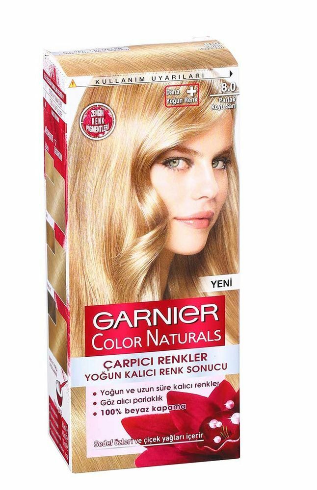 Garnier Çarpıcı Renkler 8.0 Parlak Koyu Sarı Saç Boyası