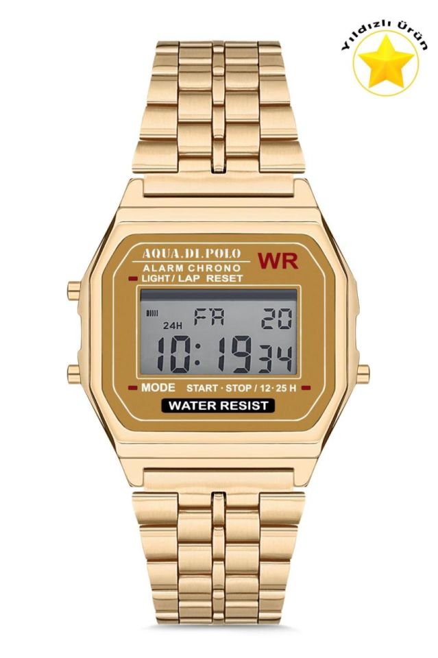 Aqua Di Polo Unisex Kol Saati Gold APSV1-A9370-UM444 APWA0085