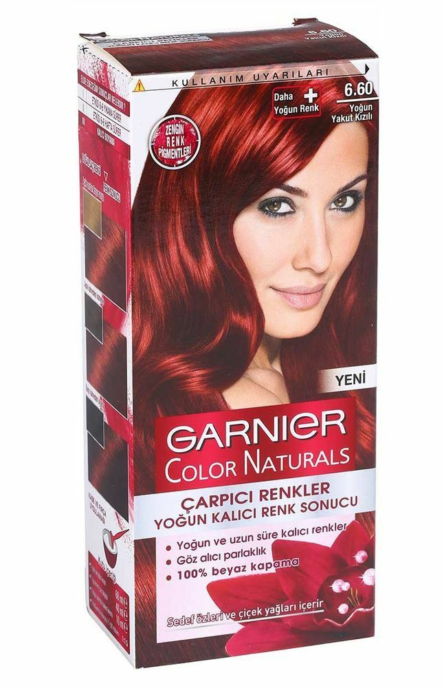 delist Garnier Çarpıcı Renkler 6.60 Yoğun Yakut Kızıl Saç Boyası