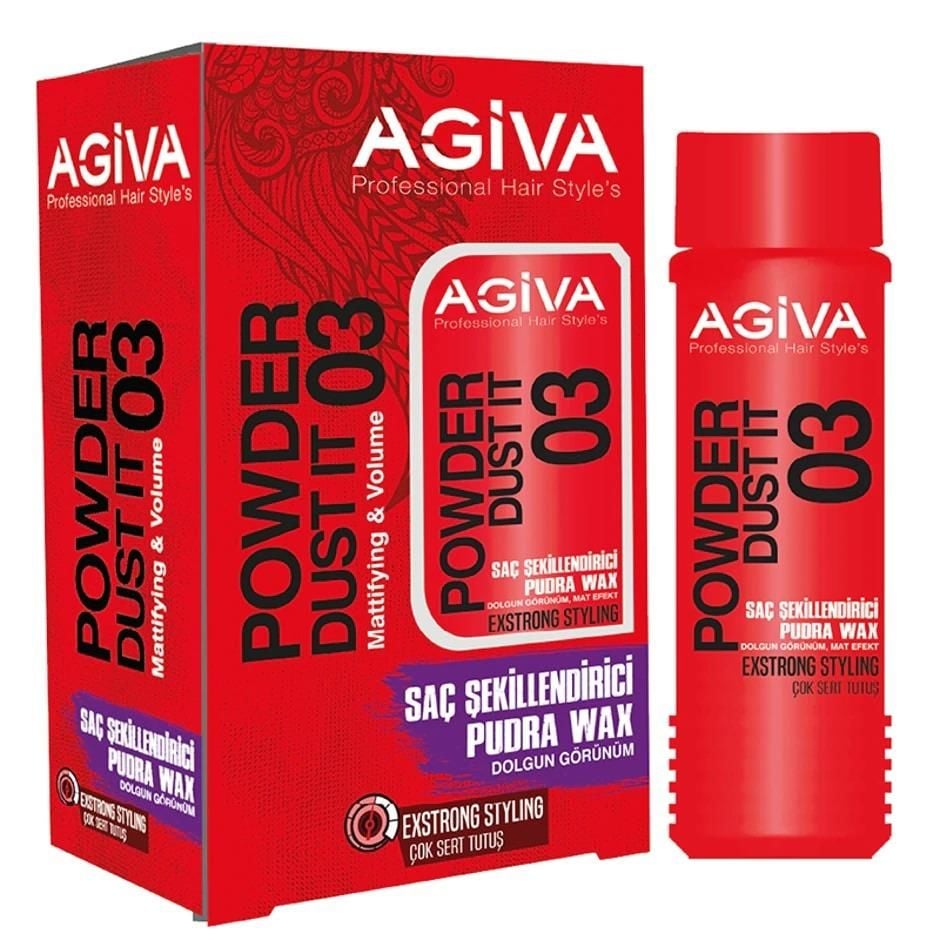 Agiva Extra Güçlü Şekillendirme Dolgun Görünüm 03 Toz Wax 20 gr