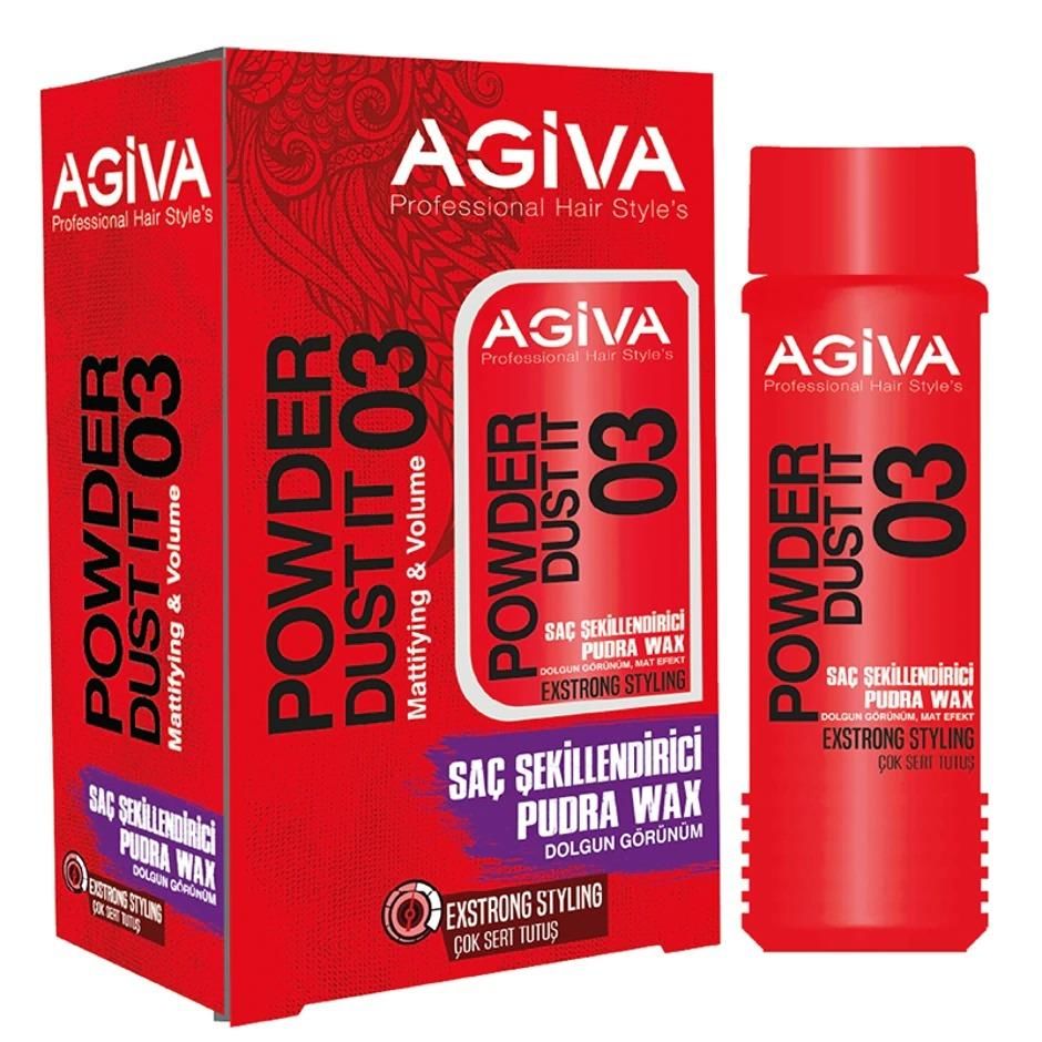 Agiva Extra Güçlü Şekillendirme Dolgun Görünüm 03 Toz Wax 20 gr