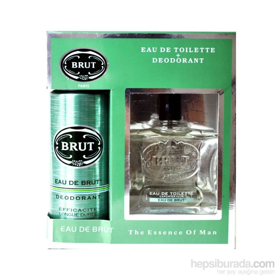 Brut Eau De Brut Set EDT 100ML + Deodorant 200 ml Erkek