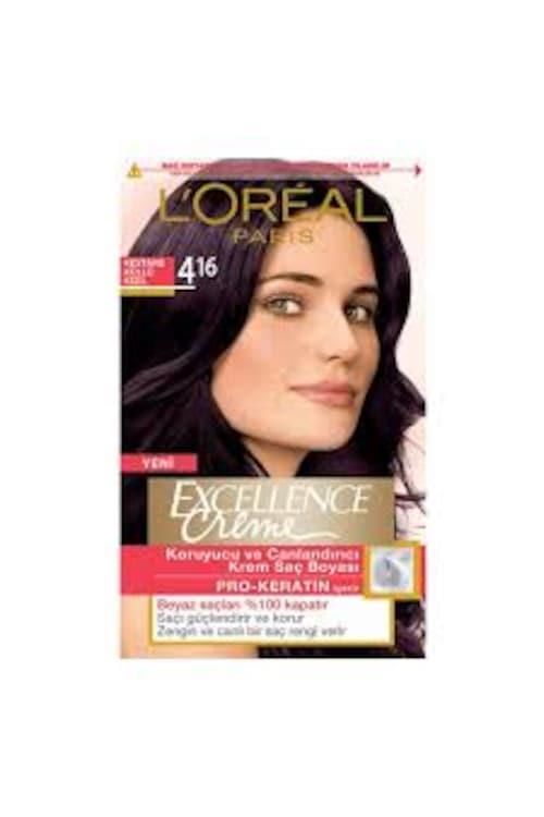 delist Loreal Excellence 4.16 Kestane Küllü Kızıl Saten Violet