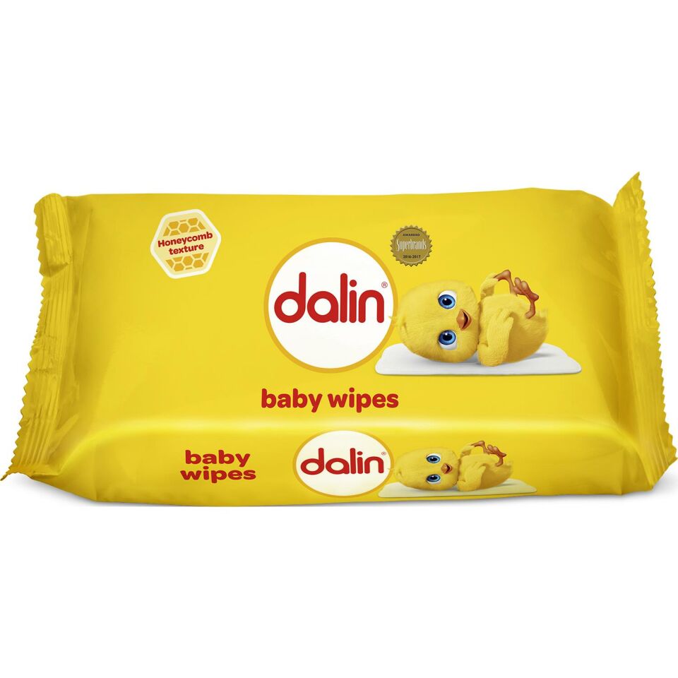 Dalin 56lı Islak Mendil Yumuşak Petek Dokulu