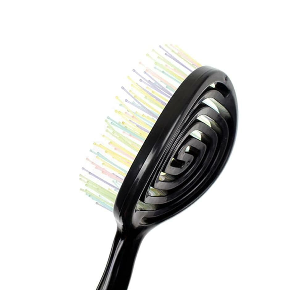 Nascita Pro Üç Boyutlu Oval Saç Fırçası 05 Siyah 3d