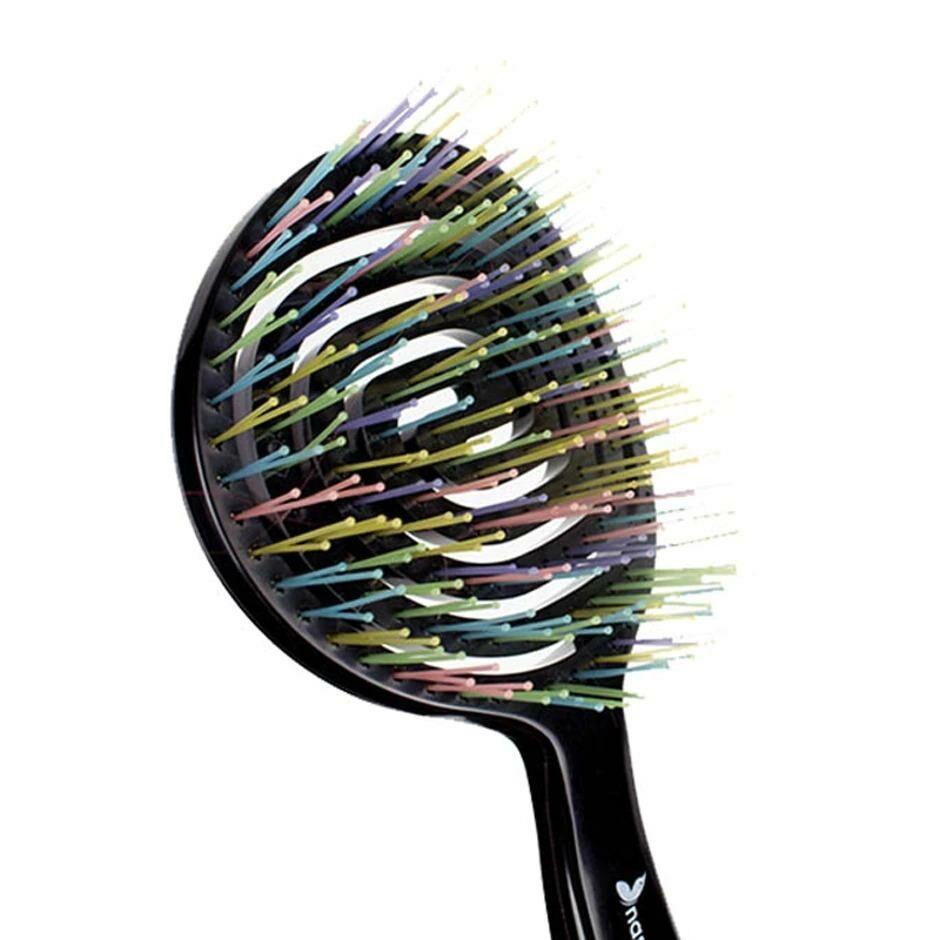 Nascita Pro Üç Boyutlu Oval Saç Fırçası 05 Siyah 3d
