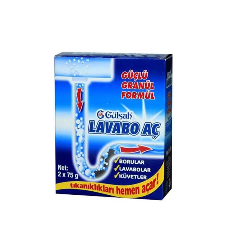 Gülşah Lavabo Aç Lavabo Açıcı Granül İkili 2 X 75 gr