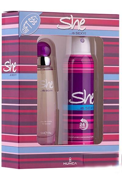 She Sexy 50ML Edt ml + Deodorant Bayan Parfüm Set