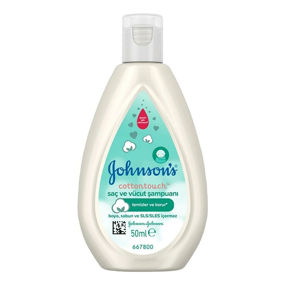 Johnsons Baby Cottontouch Saç ve Vücut Şampuanı 50 ml