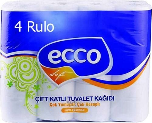 Ecco Çift Katlı Tuvalet Kağıdı 4 lü