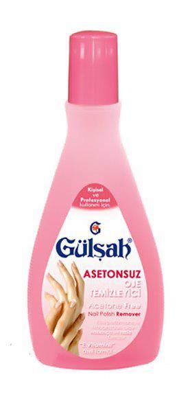 Gülşah Asetonsuz Oje Temizleyici Pembe-Mor 125 Ml