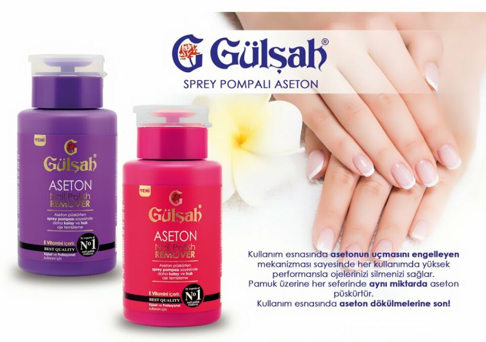 Gülşah Aseton Pompalı 175ml