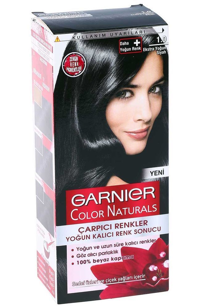 Garnier Çarpıcı Renkler 1.0 Siyah Saç Boyası
