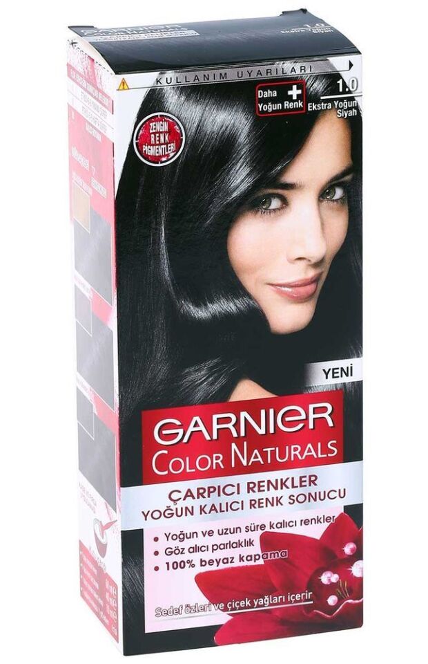 Garnier Çarpıcı Renkler 1.0 Siyah Saç Boyası