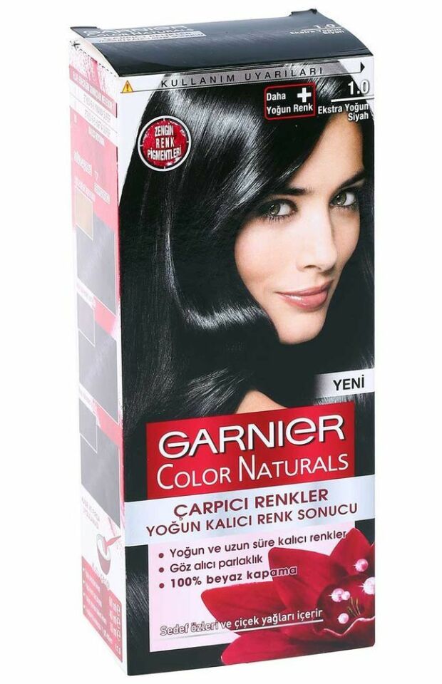 Garnier Çarpıcı Renkler 1.0 Siyah Saç Boyası