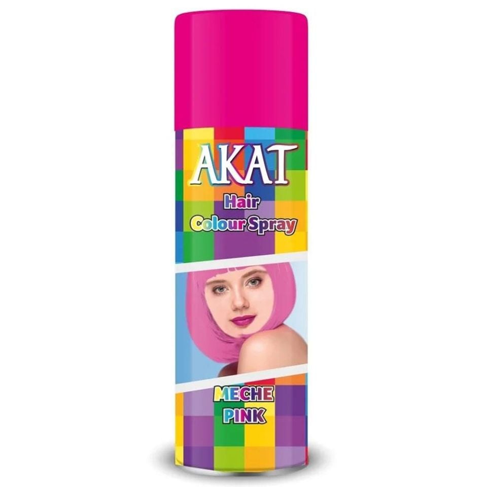 Akat Gardi Renkli Saç Spreyi Geçici Boya 150 ml Pembe