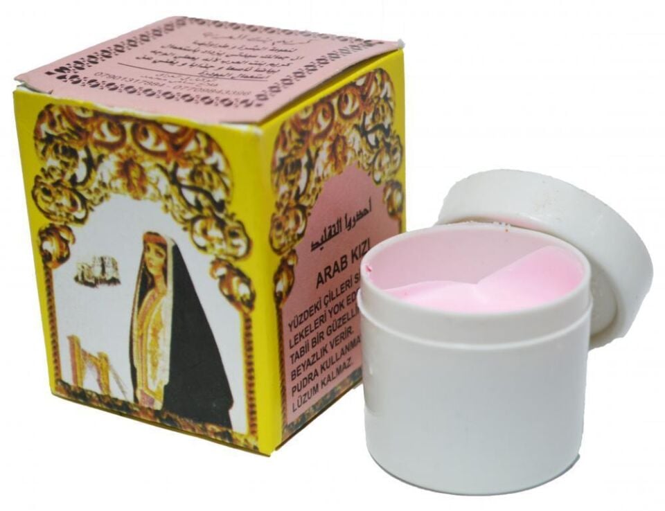 Arab Kızı Kremi Çil Sivilce Akne Leke Kremi Aydınlatıcı Pudra Etkili Pembe