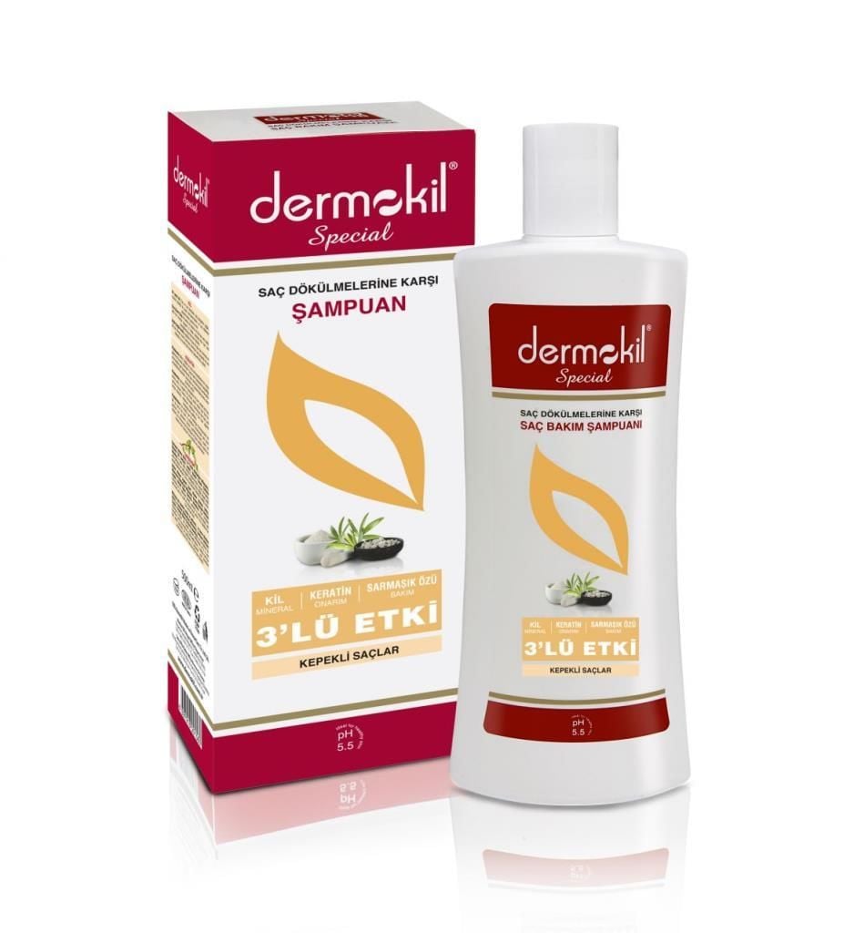 Dermokil Keratin Şampuanı 500ml Kepek Special Kil Bakım
