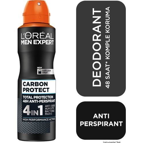 Loreal Paris Men Expert Carbon Protect 150 ml 4 in 1 Erkek Deodorant