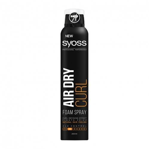 Syoss Sprey Saç Köpüğü Air Dry Curl 200 Ml Bukle