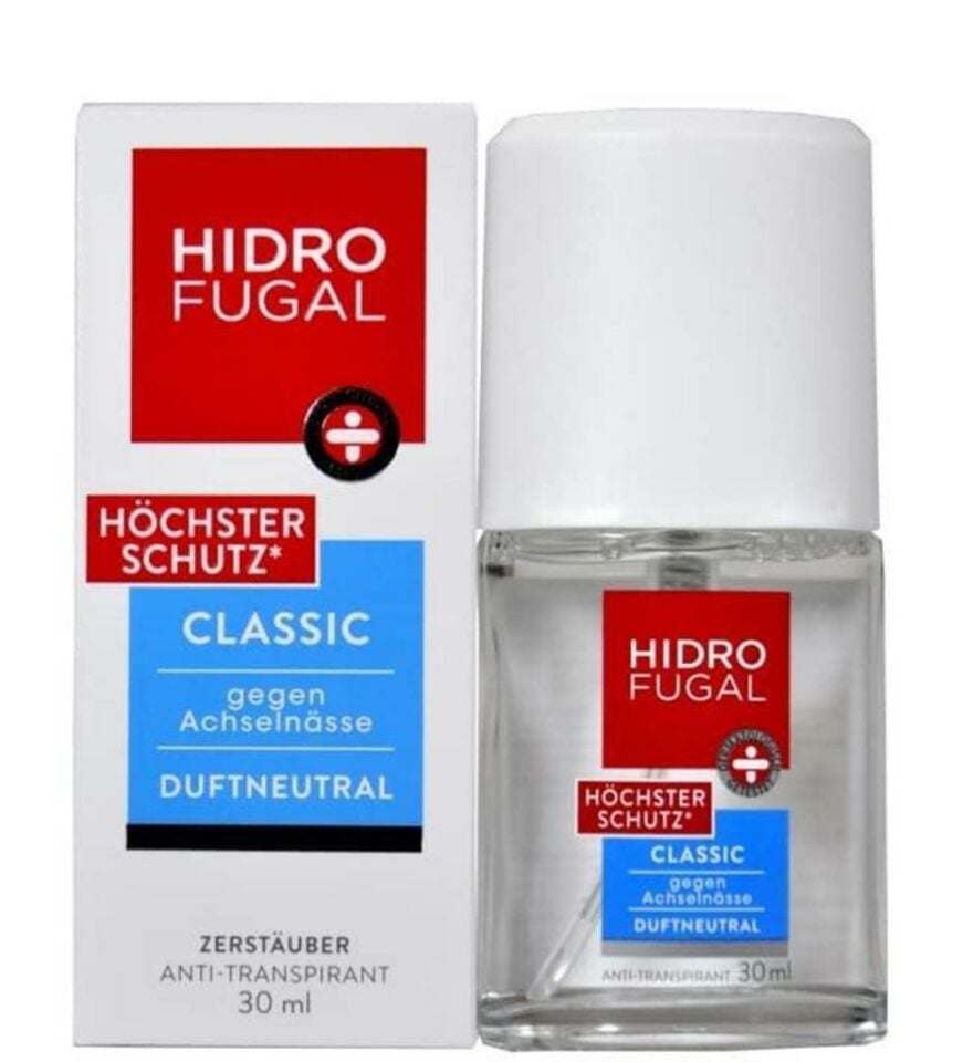 Hidro Fugal Pump Sprey Classic Terleme ve Ter Kokusuna Karşı 30ml
