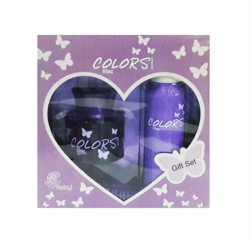 Rebul Colors Lilac 75 ml Kadın Parfüm + 150 Deodorant