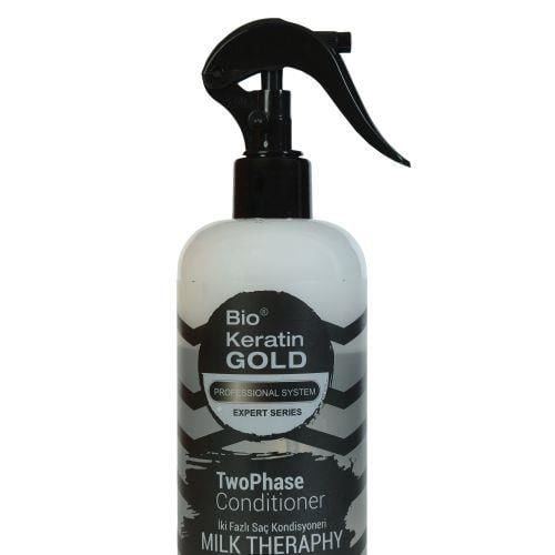 Bio Rio Keratin Gold 400 Ml 2 Falzlı Milk Threapy Yoğun Besleme Sıvı Saç Kremi Fön Suyu