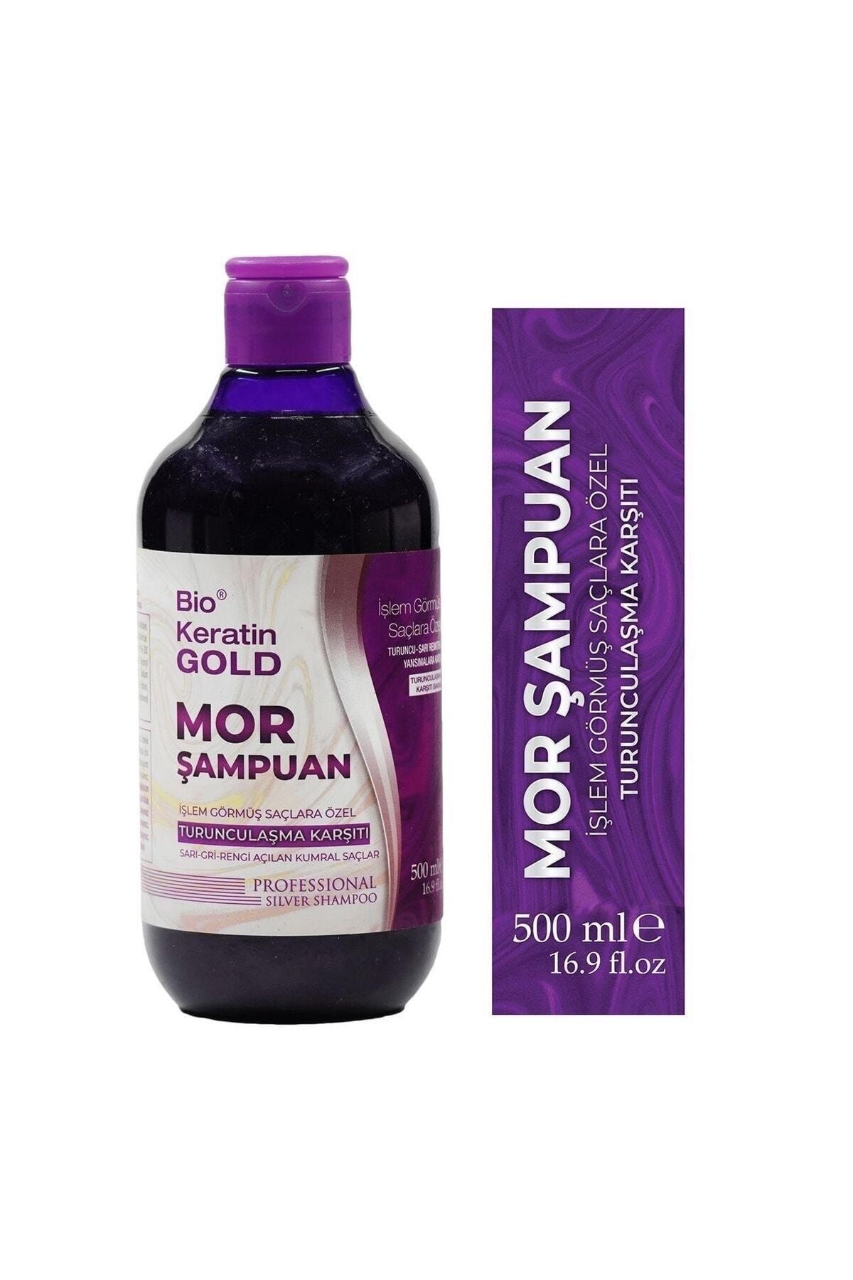 Bio Keratin Gold 500 Ml Turunculaşmöa Karşıtı Mor Şampuan