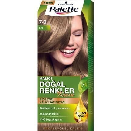 Palette Natural 7.0 Kumral Kalıcı Saç Boyası