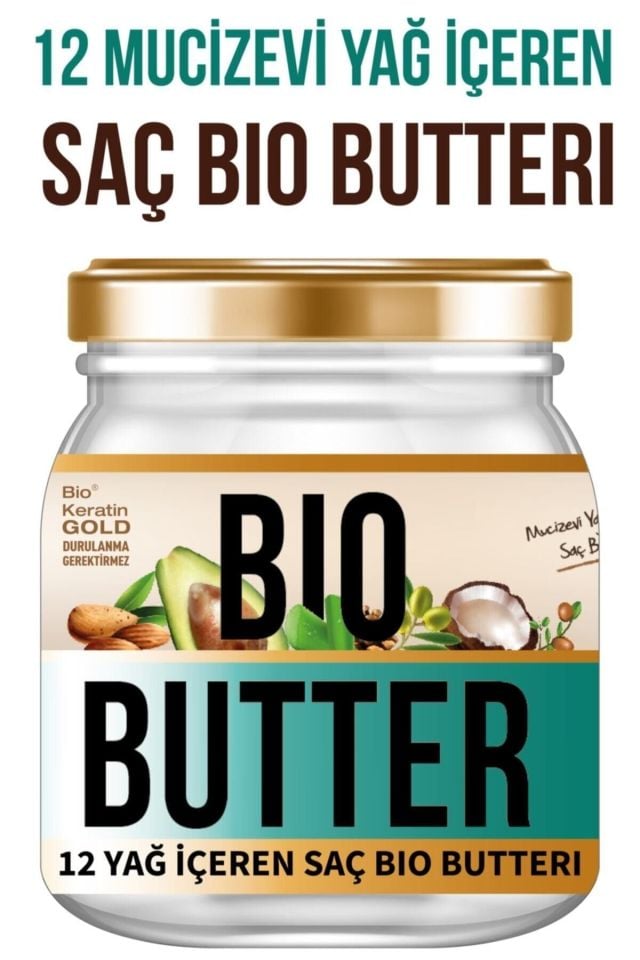 Bio Rio Keratin Gold 210 Ml  Bio Butter Saç Bakım Yağı