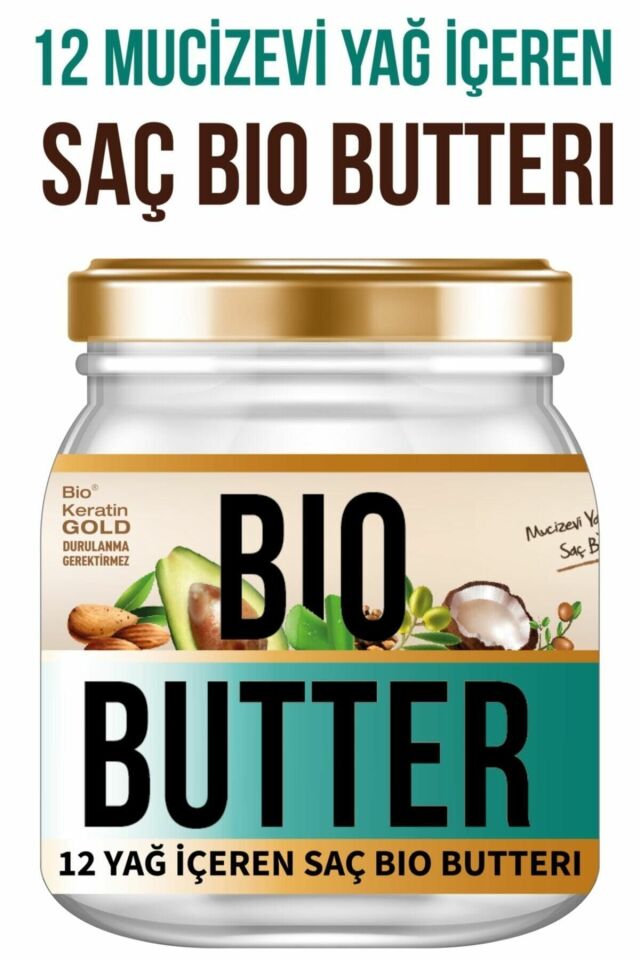 Bio Keratin Gold 210 Ml  Bio Butter Saç Bakım Yağı