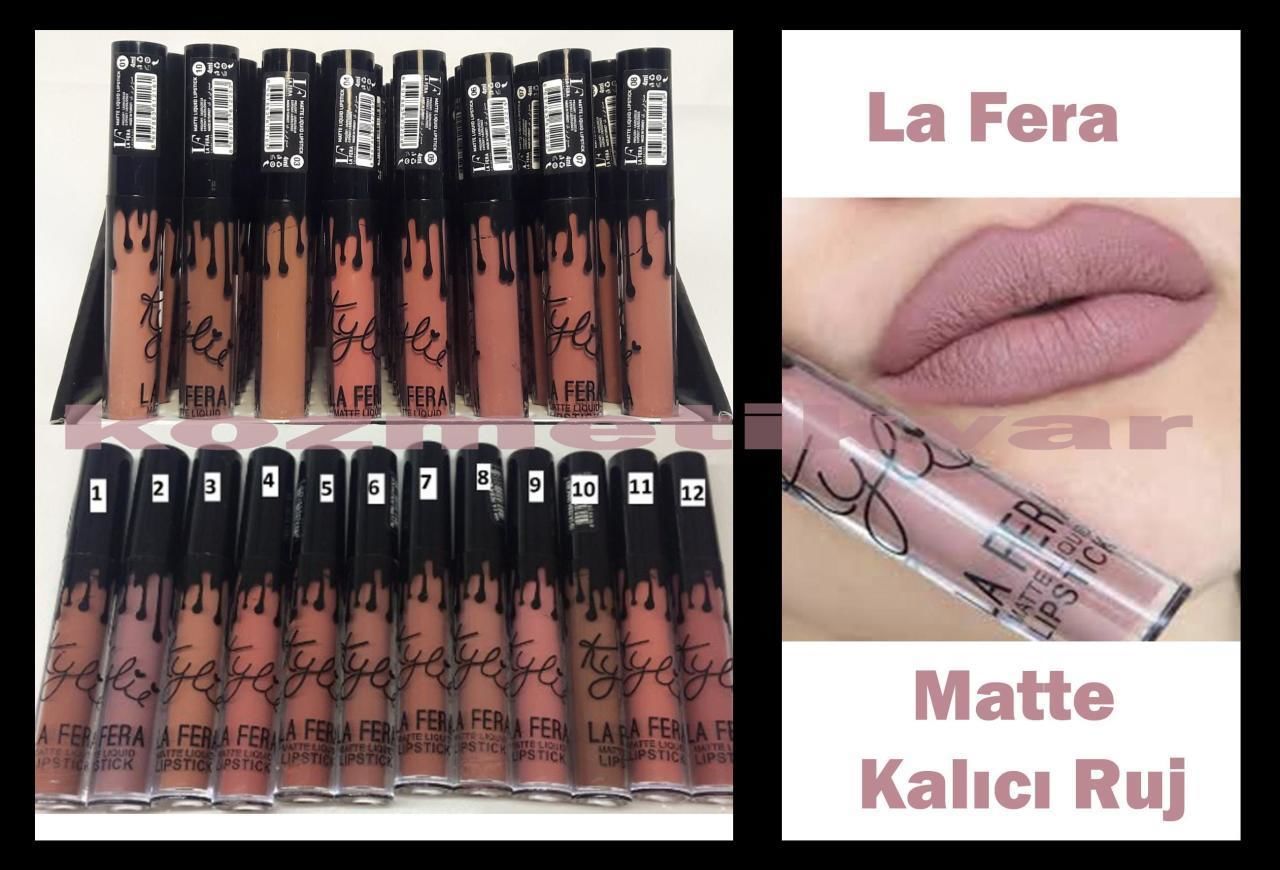 La fera Kylie Matte Likid Kalıcı Fırçalı Ruj 03