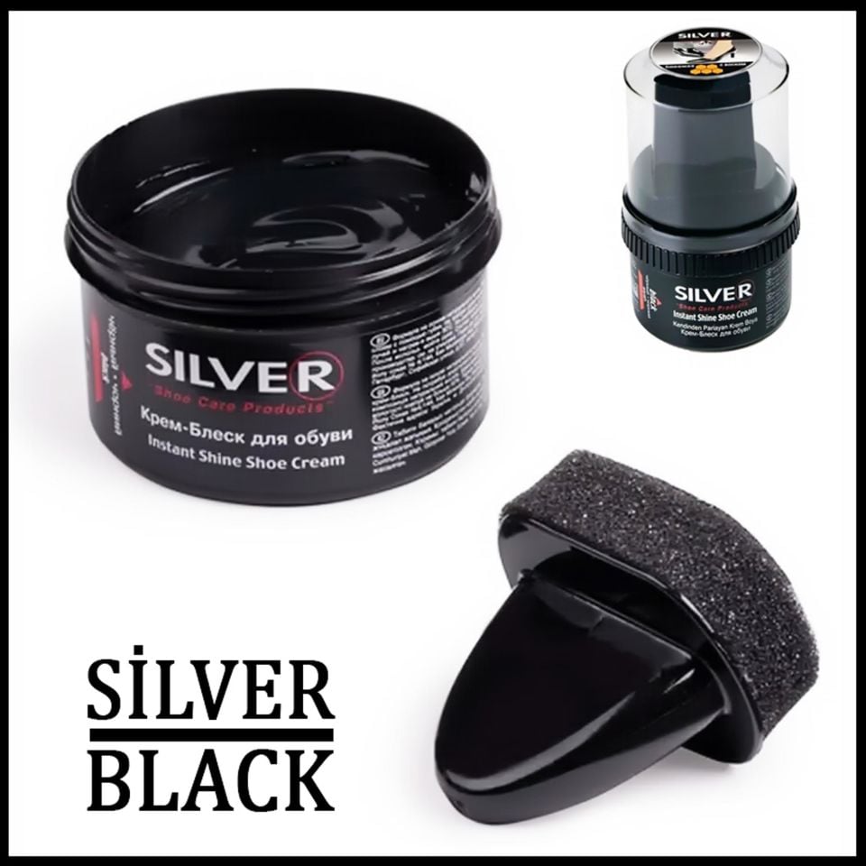 Silver Krem Ayakkabı Boyası Siyah 60 Ml