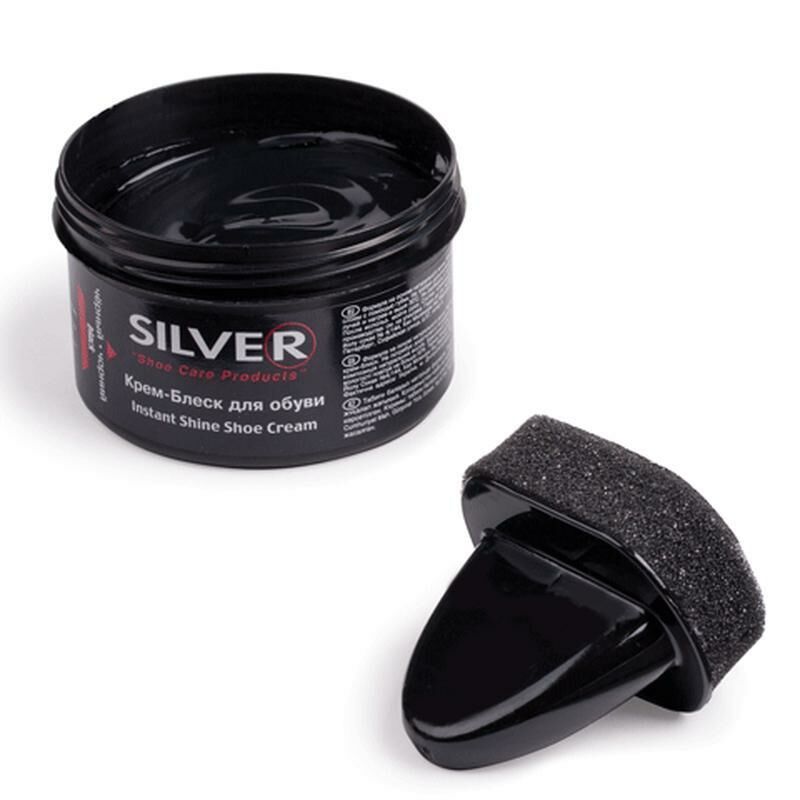 Silver Krem Ayakkabı Boyası Siyah 12 Adet x 60 Ml