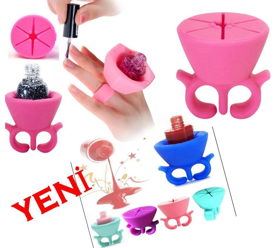 Dvl 1450 Oje Tutucu %100 Silicon Parmak Arası Ojelik