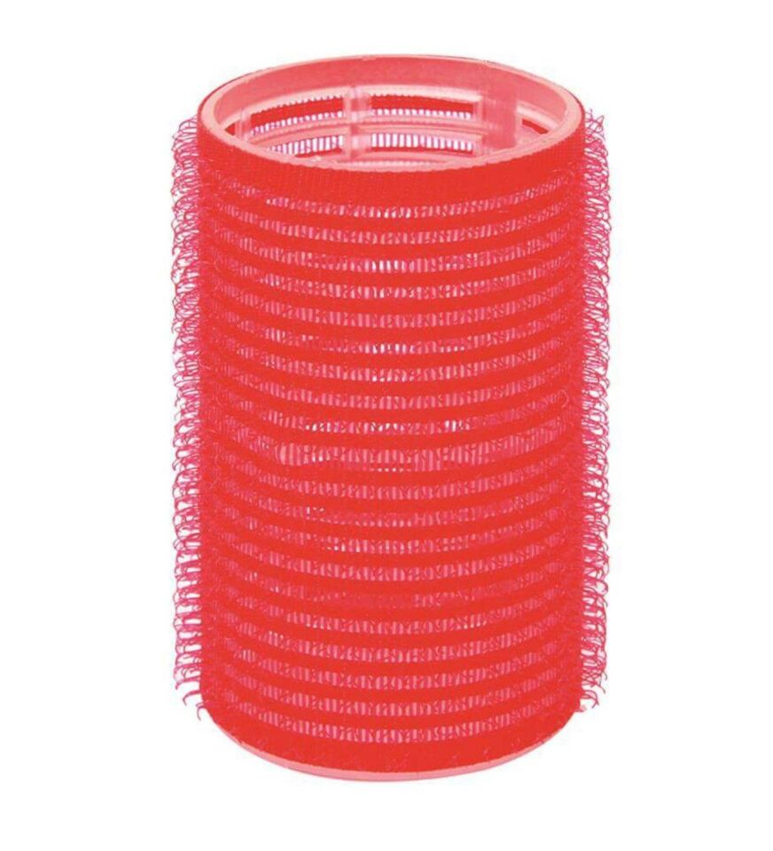 Tarko Lionesse 510 Yapışkanlı Bigudi 12 li Kırmızı 5 cm Çap x 7 cm Uzunluk