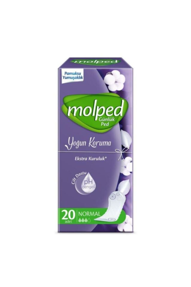 Molped Günlük Ped Yoğun Koruma Normal 20 Li