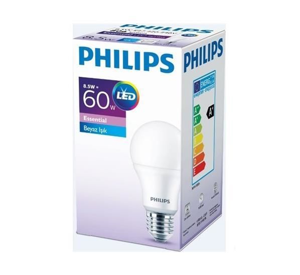 Phılıps Essential 9W Beyaz Led Ampul A+