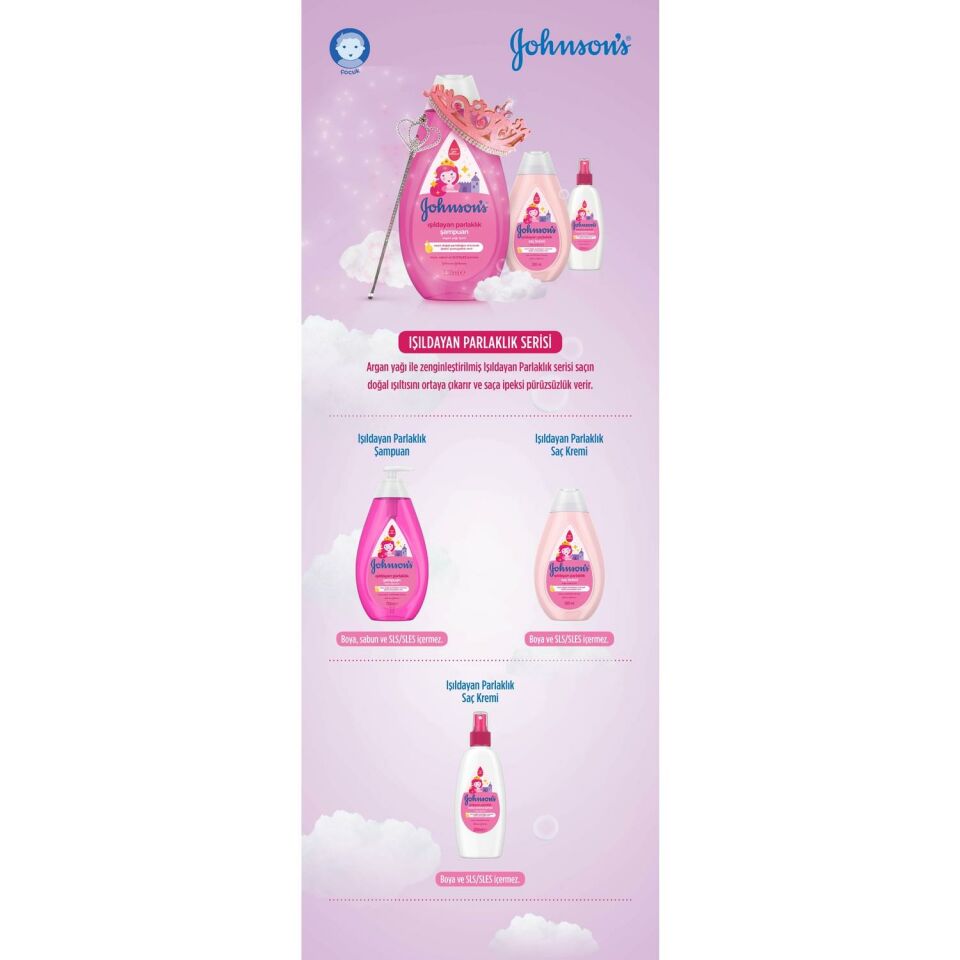 Johnsons Baby Işıldayan Parlaklık Şampuan 750 Ml