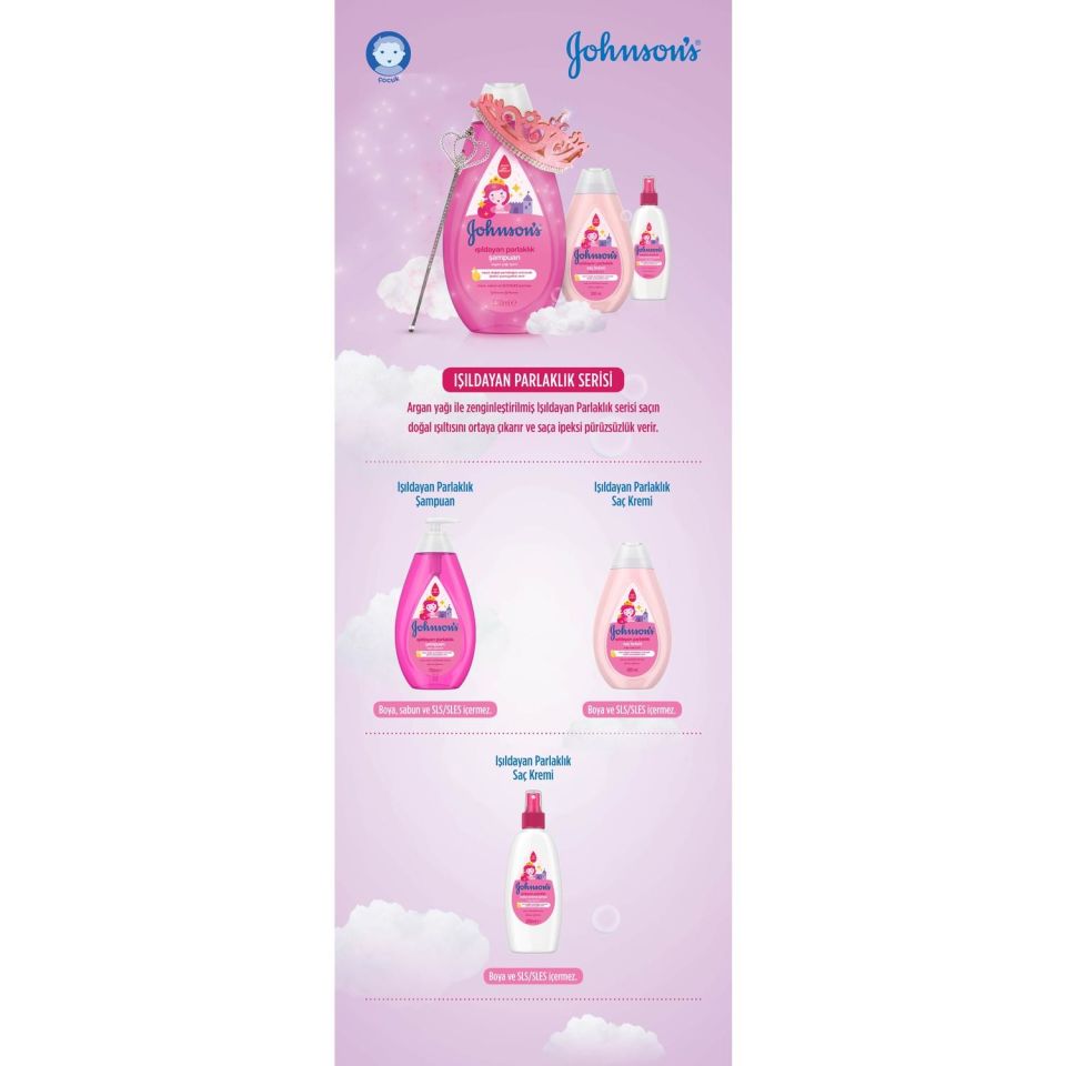 Johnsons Baby Işıldayan Parlaklık Şampuan 750 Ml