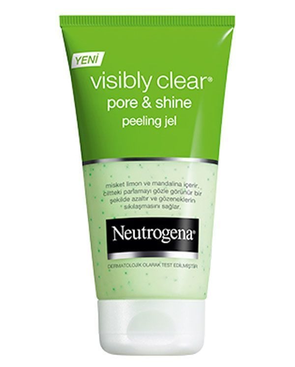 Neutrogena Visibly Clear Pore Shine Peeling Jel 150 ml Yeşil
