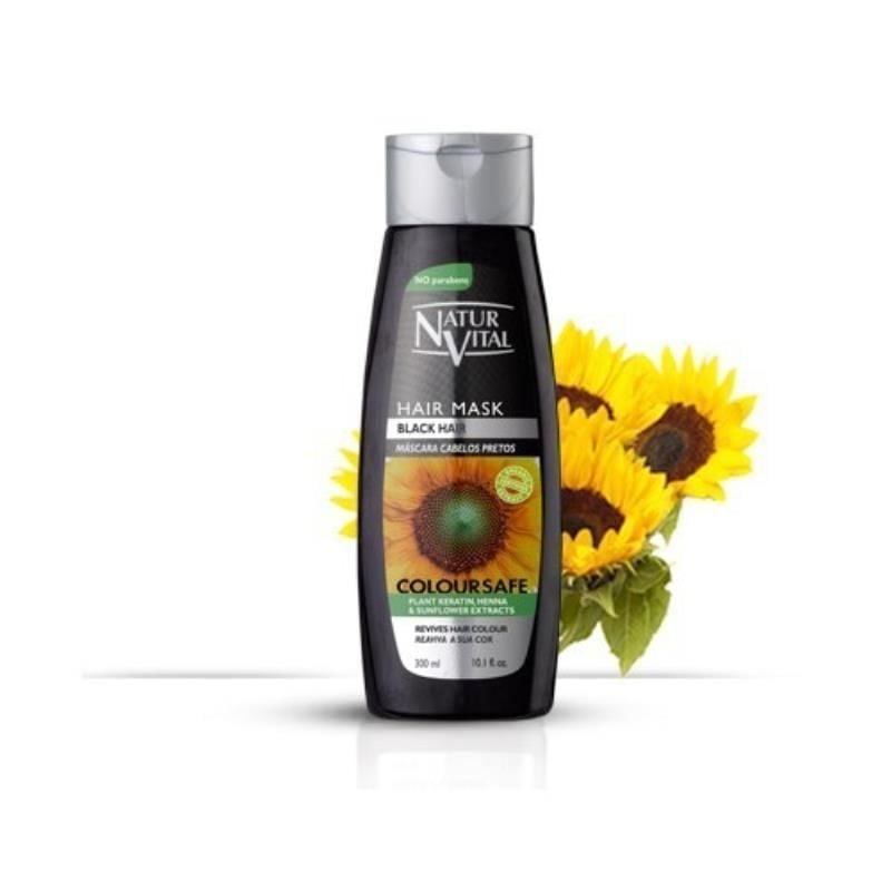 Natur Vital Henna Koyu veya Siyah Renk Saçlar İçin Maske 300 ml